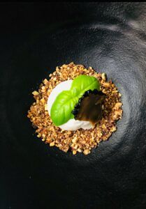 Gelato cassata olio evo cubaita e tartufo estivo